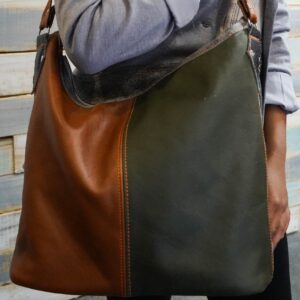 Brown | Black Satchel